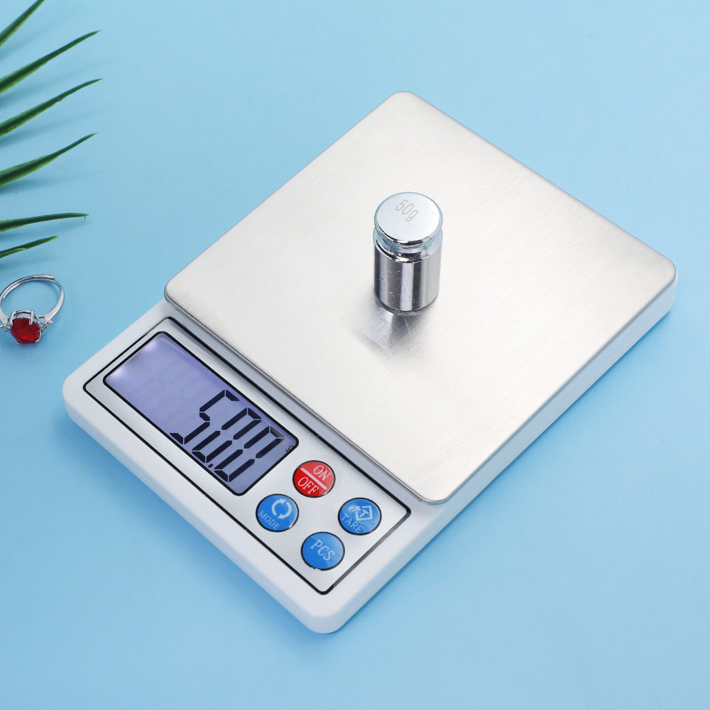 高精度数字充电带托盘电子厨房称商用小型磅称奶茶烘焙厨房电子秤