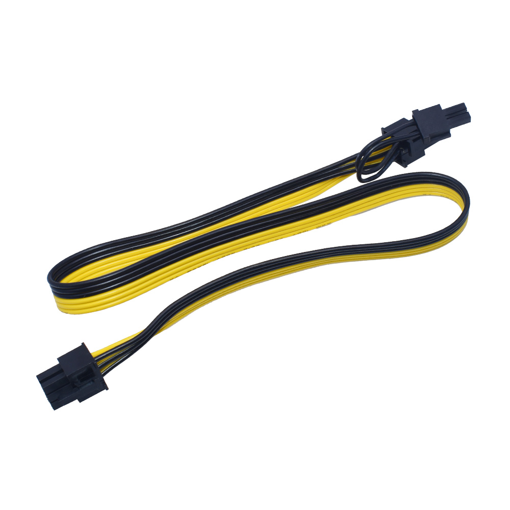 6pin显卡电源线 服务器电源线 方6Pin转方8Pin 电源转换连接线