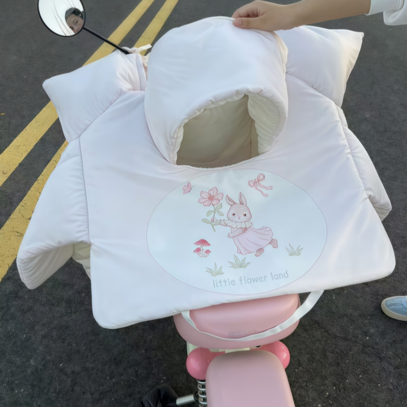 冬季可视天窗电动车开叉防水小孩