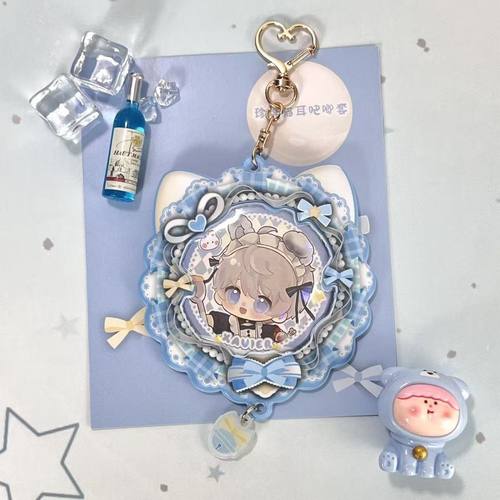 可爱原创珍珠猫耳吧唧保