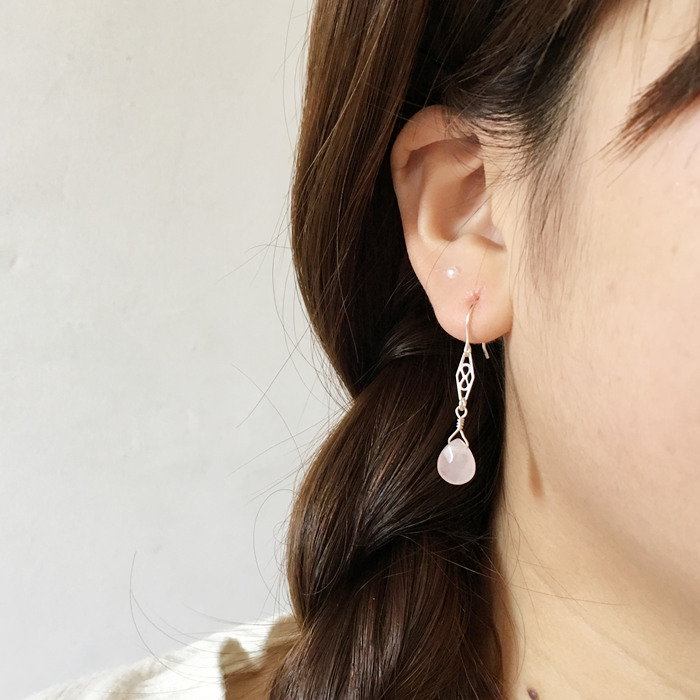 手工999足银纯银天然冰种粉晶小