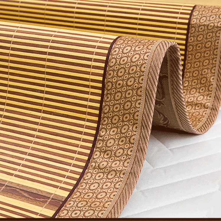 安吉碳化双面竹席折叠凉席竹制席子夏季竹凉席1.5米