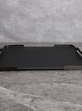 现代简约黑色托盘样板房售楼部卧室客厅餐厅厨房家居饰品摆件