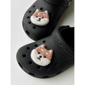 饰鞋 扣bidi小众柴犬狗狗智必星配件卡扣diy装 花 配饰鞋 洞洞鞋