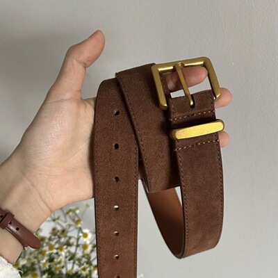 美拉德皮带女款2025新款腰带女士时尚复古百搭配牛仔裤装饰裤腰带
