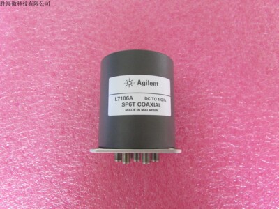 L7106A  Agilent DC-4GHz SP6T 24V SMA 单刀六掷射频同轴开关