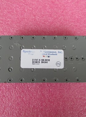 Spectrum进口C1747.5-100-8ESS1.7-1.79GHz射频同轴带通滤波器