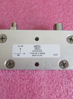 MECA进口 800-2500MHz 20dB SMA 100W 射频微波同轴定向耦合器