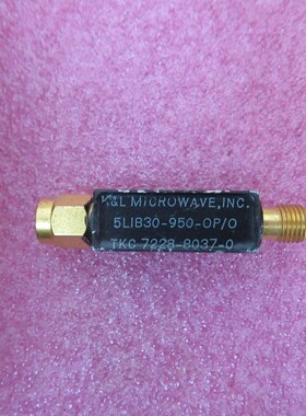 K&L进口 5L1B30-950-OP/O DC-950MHz 射频微波同轴低通滤波器