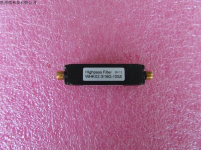 WI进口WHKX2.3/18G-10SS2.3-18GHzSMA射频微波同轴高通滤波器