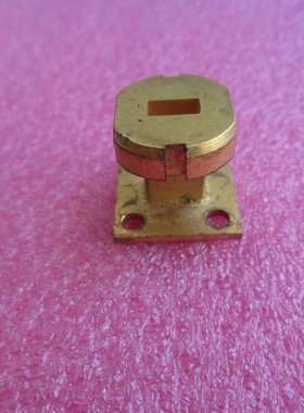 进口 26-40GHz WR28(BJ320) 长度18mm 射频微波直波导 方口转圆口
