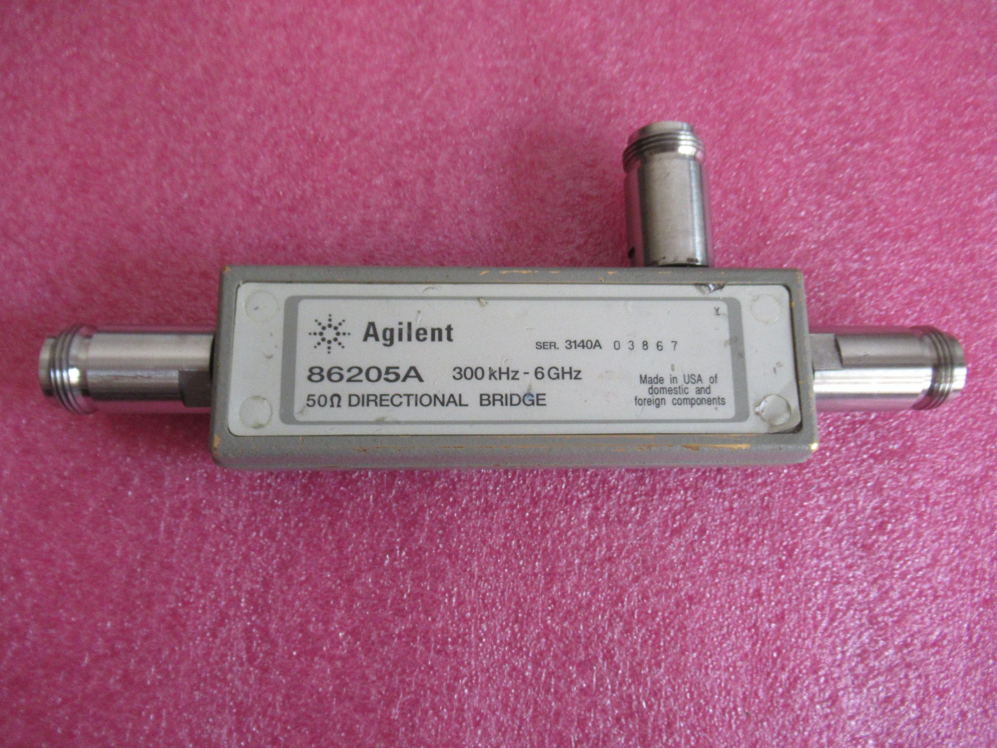 86205A HP 300KHZ-6GHz 16dB N头 定向耦合器 超宽带耦合器