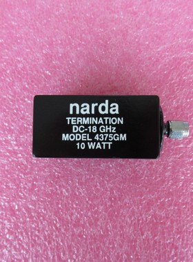 NARDA进口4375GM DC-18GHz 10W SMA公射频同轴RF负载50欧姆负载