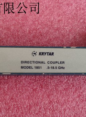 KRYTAR 1851 0.5-18.5GHz 10dB SMA 射频微波宽带定向耦合器