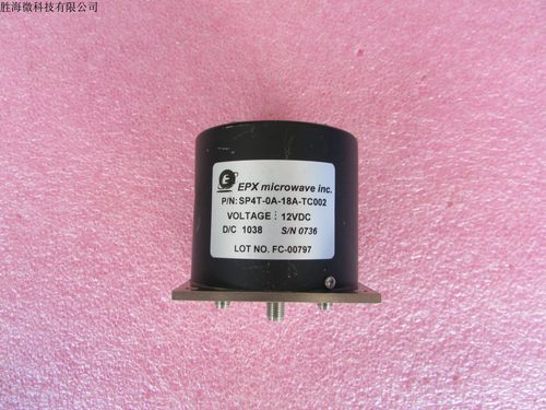 EPX SP4T-0A-18A-TC002 SP4T 18GHz 12V 200WSMA射频同轴开关 - 封面