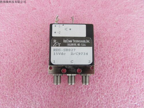 RCT RDS-2S4C3 DC-18GHz SMA 15V 300W 单刀双掷 射频同轴开关