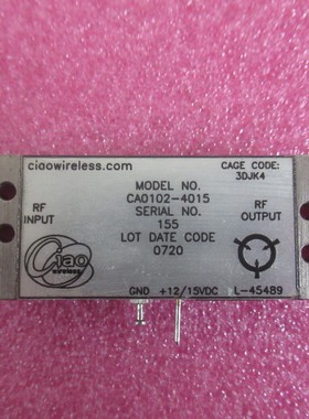 Ciaowireless 0.1-8GHz 50dB增益 15dBm SMA 射频低噪声放大器