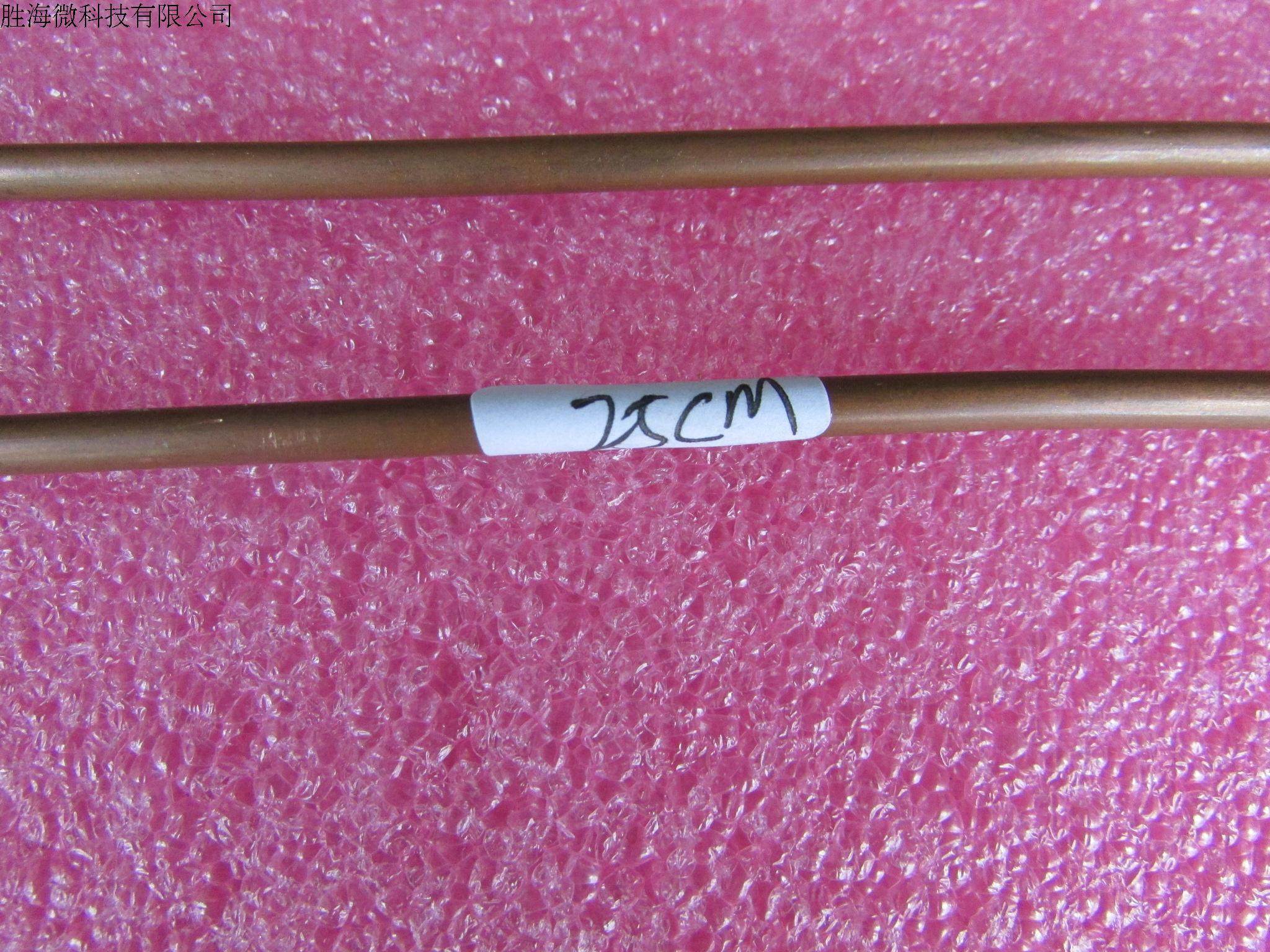 进口 DC-18GHz  SMA-SMA-JJ 25公分 铜管半刚性电缆跳线  射频微波同轴电缆跳线稳幅稳相 超低插损  实物照片   DC-18GHz，铜管线长25Cm,铜管线径3.6mm SMA公转SMA公接口