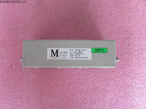 MCITY进口  Z2002-87621  856-910MHz SMA 射频微波带阻滤波器 品牌：MCITY 型号：Z2002-87621 频率范围：856-910MHz fo:881.5MHz 接头：SMA