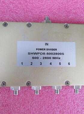SHWPD6-6002700S  600-2700MHz  10W  SMA 射频微波一分六功分器