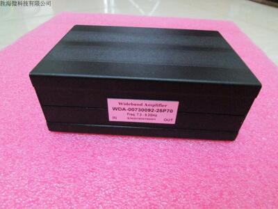 7.3-9.2GHz 70dB 25dBm 微波超宽带放大器 宽带中功率放大器
