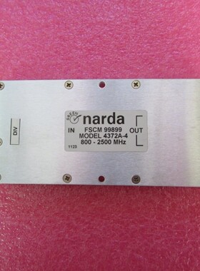 NARDA 4372A-4 500-3000MHz SMA 射频微波同轴功率功分器