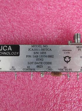 JCA进口 7-10GHz 30dB 23dBm SMA 射频微波VGC增益控制放大器