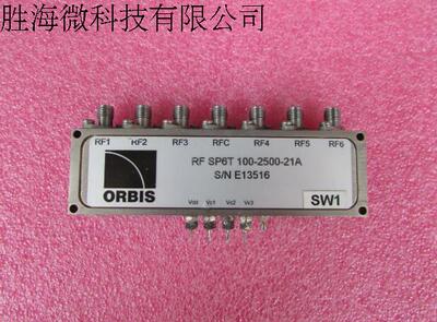 RF SP6T 100-2500-21A 10-3000MHz SPDT 同轴电子PIN开关