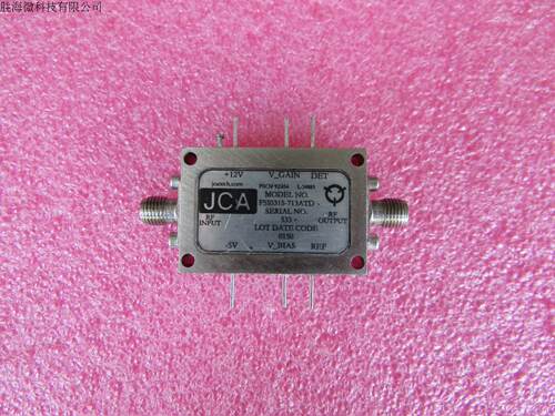 JCA进口 100KHz-2GHz 50dB SMA  射频 微波 低噪声 AGC 放大器