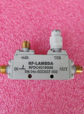 RFDC4G18G06  4-18GHz 6dB SMA  射频微波同轴宽带定向耦合器
