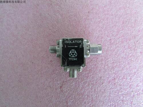 TDK进口 CU171A557  5.7-8GHz  SMA RF 射频微波同轴隔离器 质量包好，包能用  可提供详细测试图 请放心购买 频率范围：5.7-8GHz 插损:＜0.9dB， 隔离度.:＞19dB， SMA接头： 母公