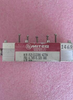 MITEQ  FLT-112386  4.6-5.4GHz  SMA 射频微波同轴带通滤波器