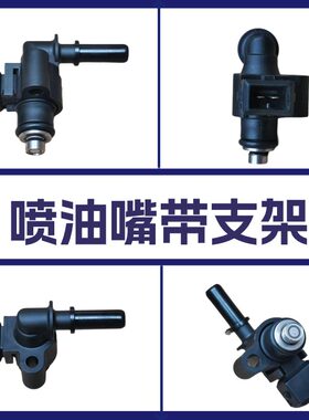 国四电喷踏板125喷油嘴带支架