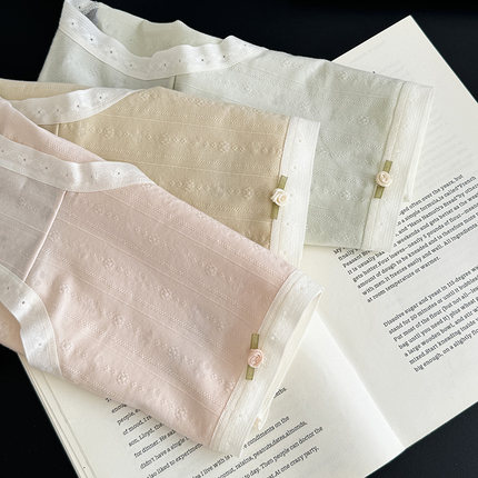 彩田夏季新款女三角裤莫代尔棉柔软提花透气舒适7A抗菌裆少女内裤