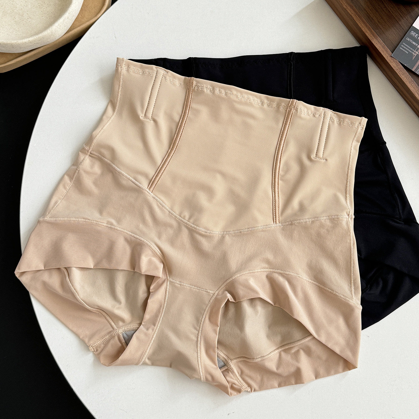 暖小腰收腹提臀内裤女薄款中高腰透气抗菌无痕三角塑身短裤防卷边,女士内衣/男士内衣/家居服,女三角裤,淘宝优惠券,粉丝福利购,淘宝优惠卷