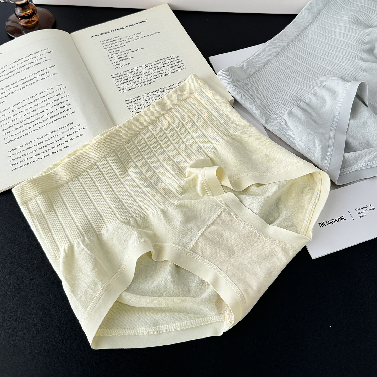 面料好舒服~塞德纳无缝内裤女