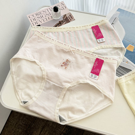 花仙子内裤女学生中腰莫代尔棉甜美可爱少女短裤柔软7A抑菌三角裤