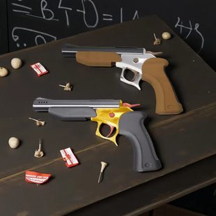 蒸汽朋克狩猎装备 扳机可动模型 桌面减压神器