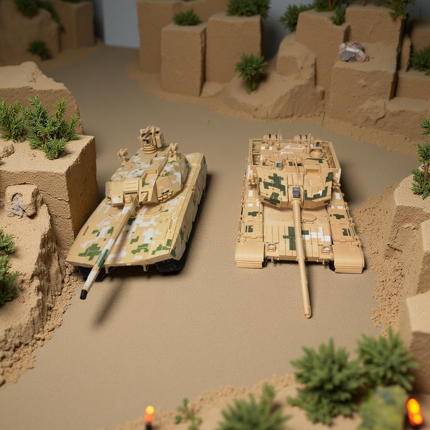 99B-ZTZ100式主战坦克模型