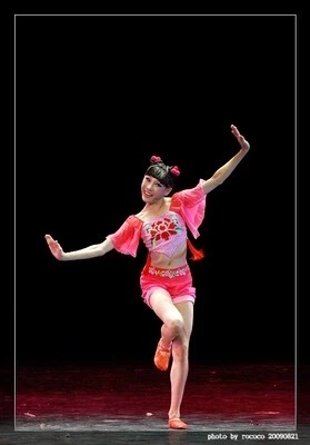 桃李杯女子独舞《小扁担三尺三》舞蹈参赛服装民族舞蹈演出服装