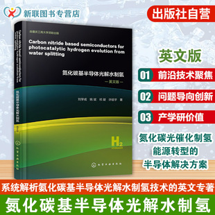 氮化碳基半导体光解水制氢 英文原版书 新型光催化材料设计  产氢机理研究手册 可见光响应催化剂制备 科研实验手册 材料学参考书