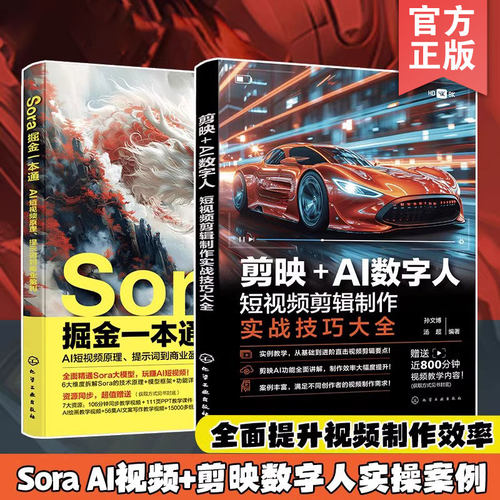 Sora掘金一本通+剪映AI数字人