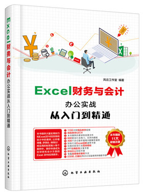 正版 Excel财务与会计办公实战从入门到精通 数据处理和分析教程书籍 office教程书 函数公式大全表格制 excel应用大全 xcel入门书
