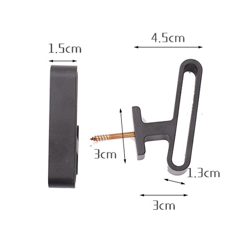 跨境货源新款北欧风电镀锌合金窗帘墙钩挂钩壁钩帘钩跨境货源