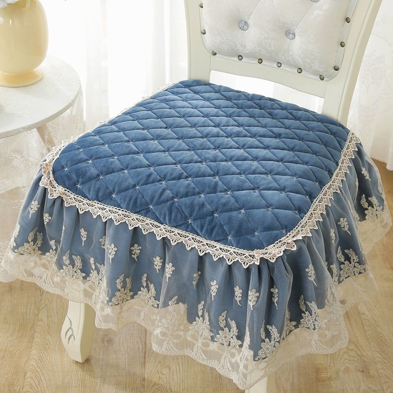 欧式餐椅垫坐垫高档布艺椅子垫北欧座垫子四季凳餐桌椅子套罩奢华