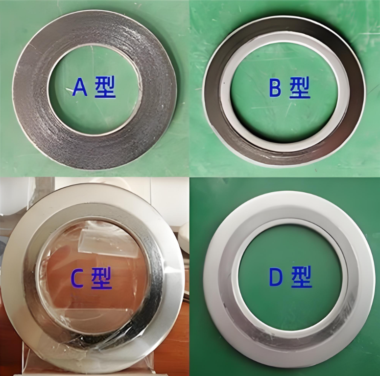 Metal winding gasket 304 stainless steel inner and outer ring high temperature and high pressure 222 5525 flanged graphite seal gasket