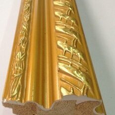 十字绣相框线条  客厅背景墙石膏线条 厂家直销307-1亮金 72米/件