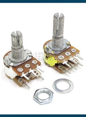 5脚 双联6脚 WH148 B50K带开关 功放音箱音响音量调节电位器 调速