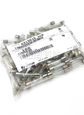 0313015.MXP美国力特6*32 T15A 32V延时慢断 玻璃保险丝管313 15A