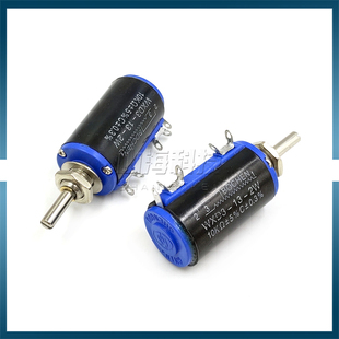 2W精密多圈电位器4K7 10K 22K WXD3 100K 4.7K 2K2 全新正品